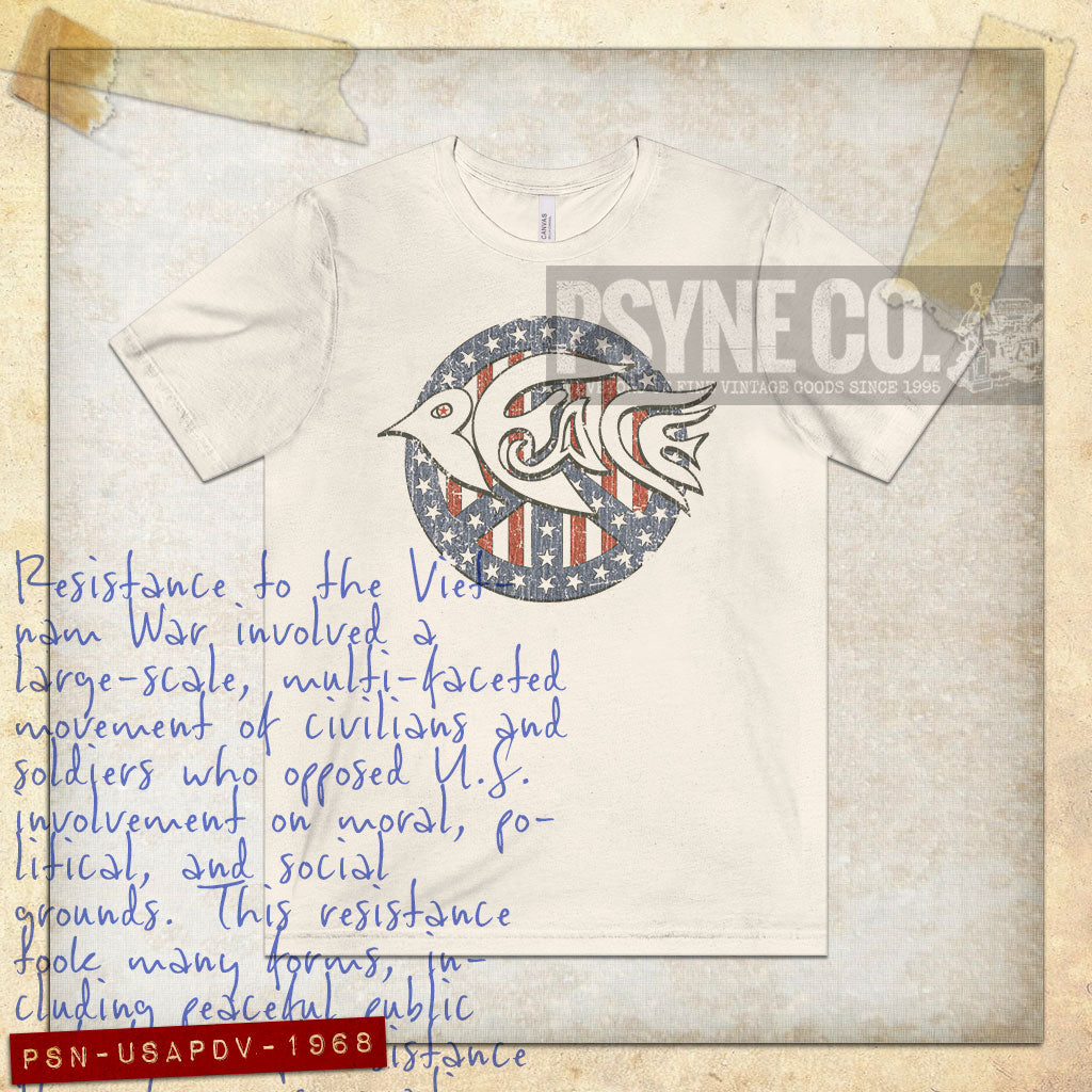 USA Peace Dove 1968 Vintage Men's T-Shirt