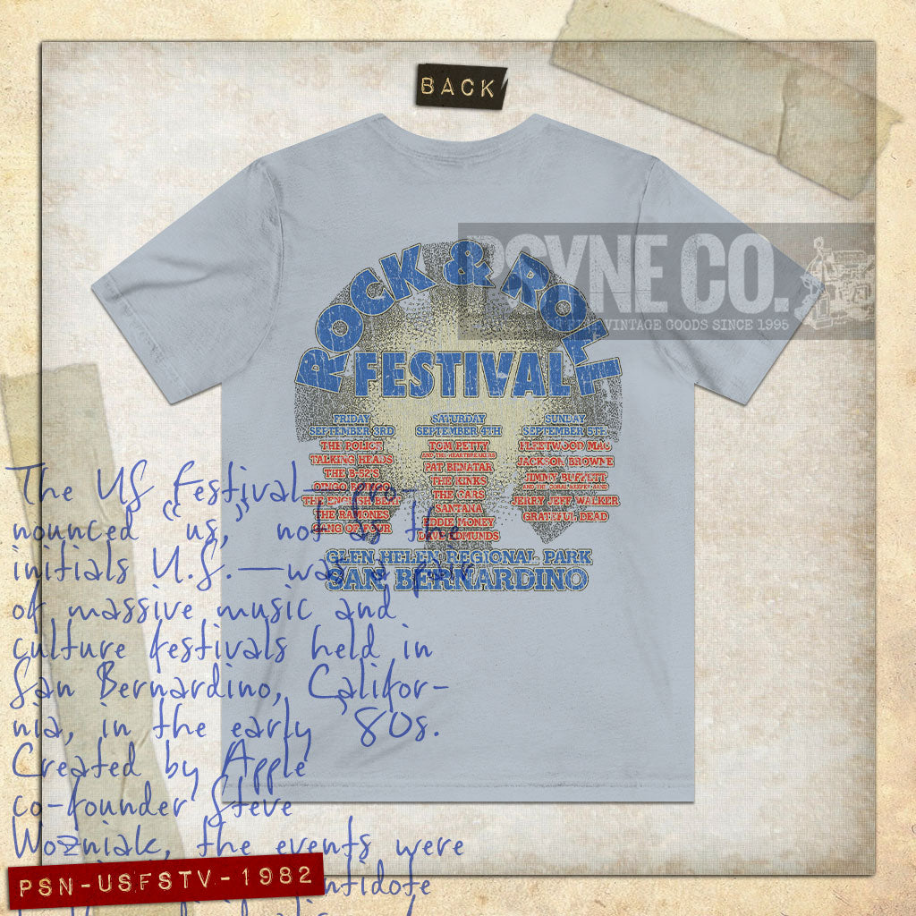 US Festival 1982 F/B Vintage Men’s T-Shirt