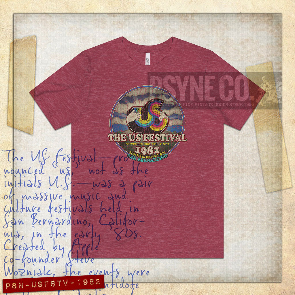 US Festival 1982 F/B Vintage Men’s T-Shirt