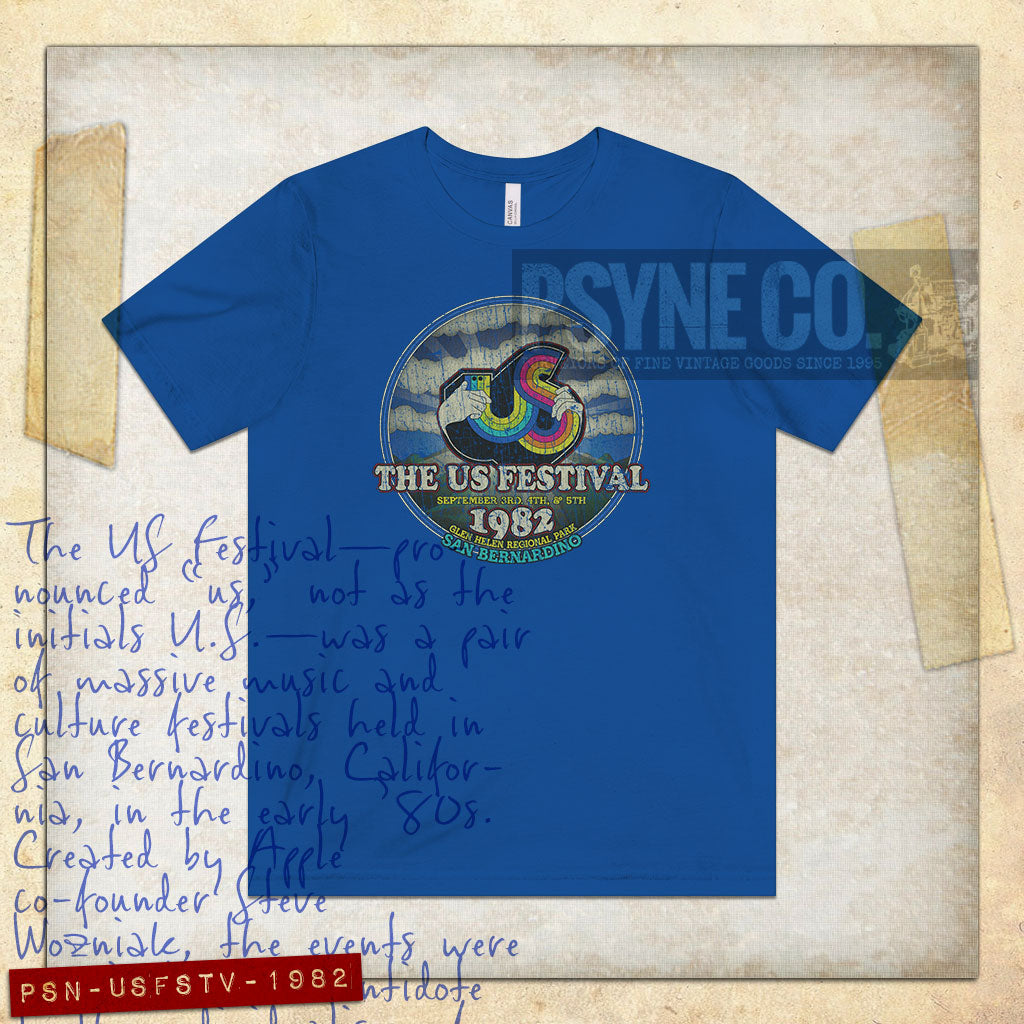 US Festival 1982 F/B Vintage Men’s T-Shirt