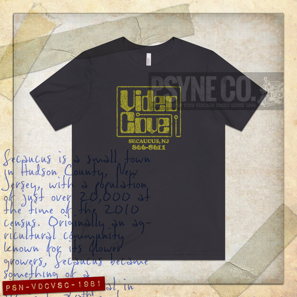 Video Cove Secaucus 1981 Vintage Men's T-Shirt