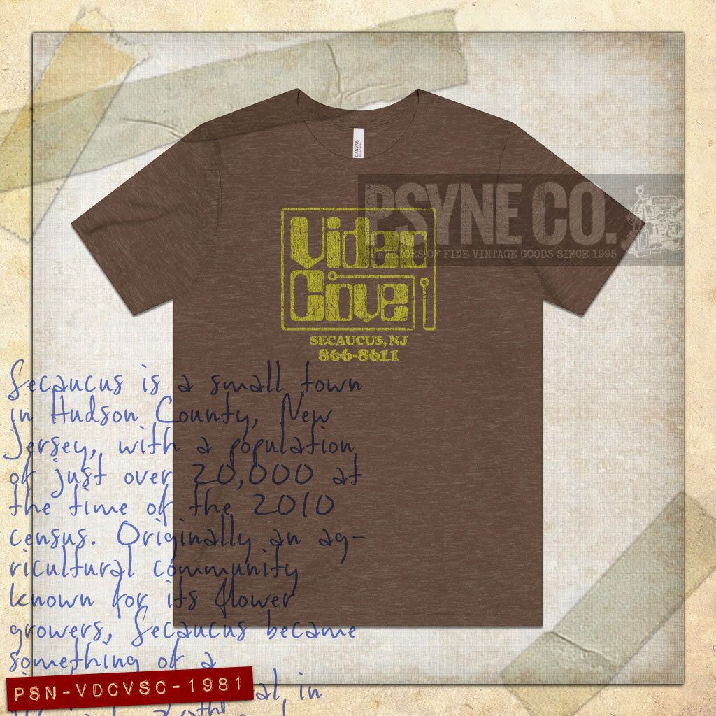 Video Cove Secaucus 1981 Vintage Men's T-Shirt