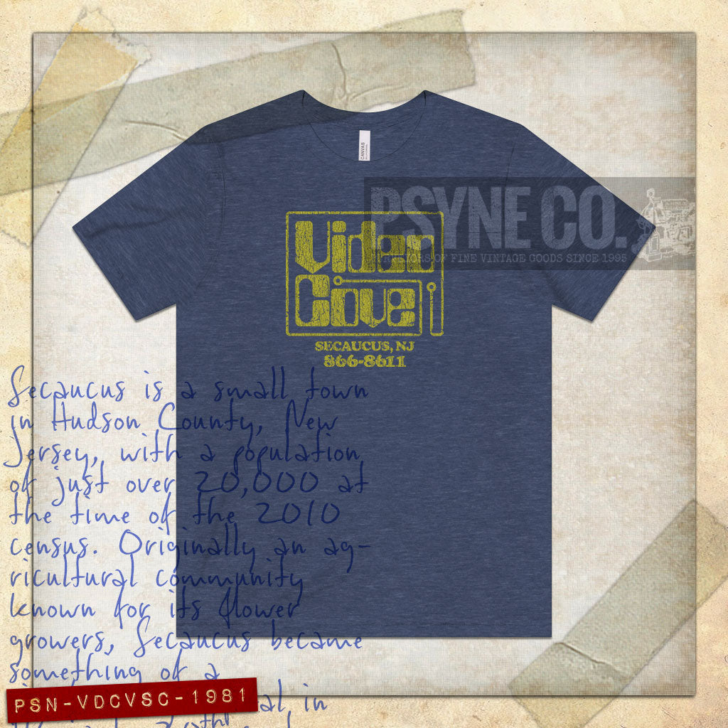 Video Cove Secaucus 1981 Vintage Men's T-Shirt
