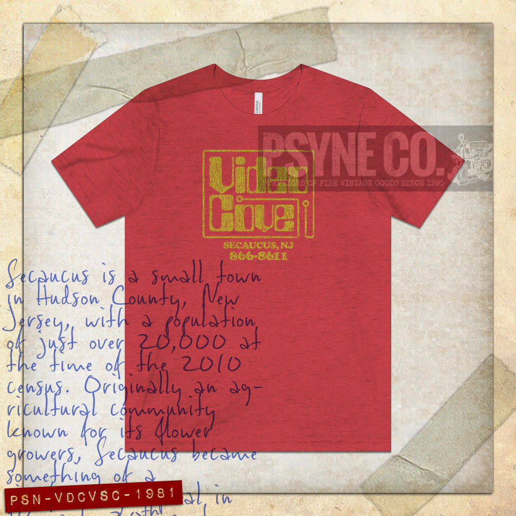Video Cove Secaucus 1981 Vintage Men's T-Shirt