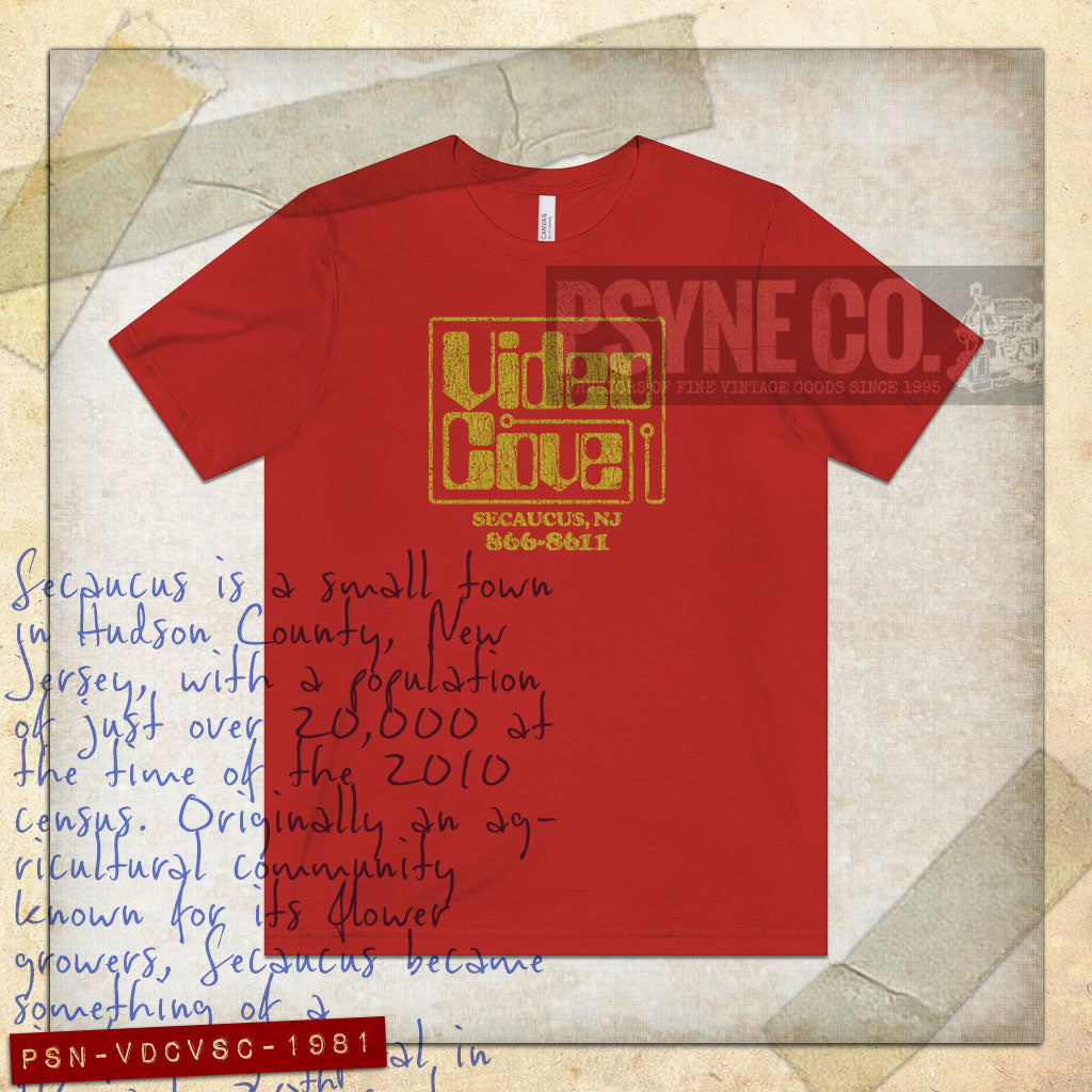 Video Cove Secaucus 1981 Vintage Men's T-Shirt