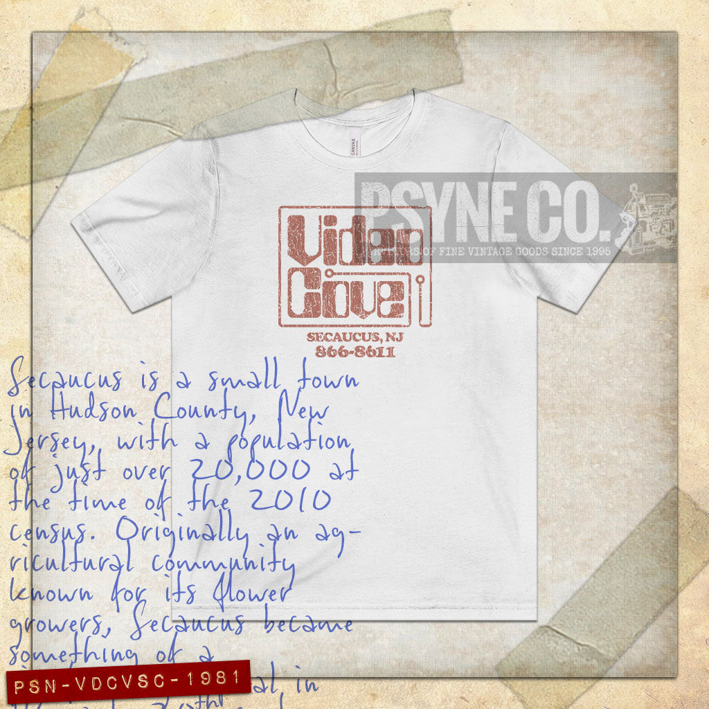Video Cove Secaucus 1981 Vintage Men's T-Shirt