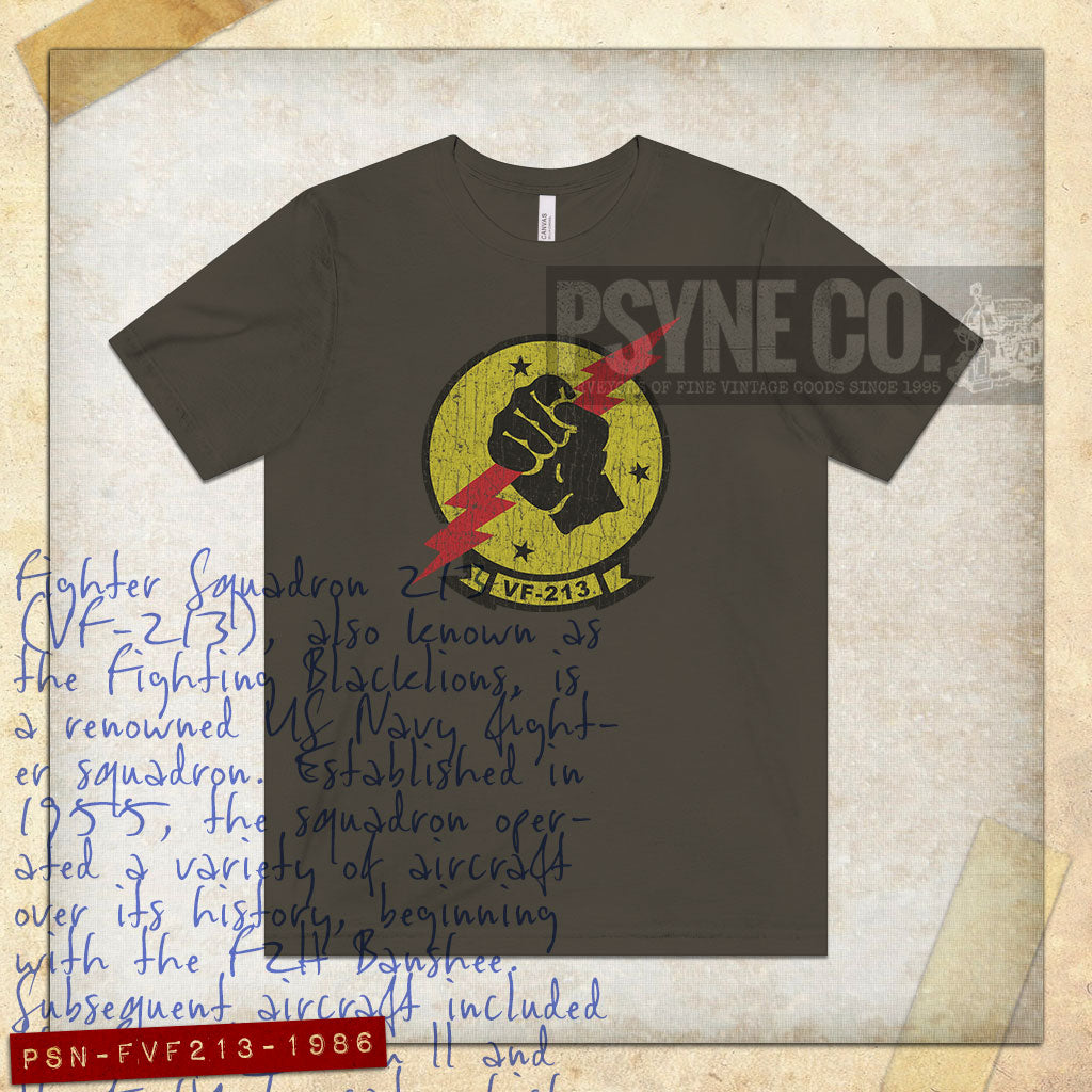 Fighter Squadron VF-213 1986 Vintage Men's T-Shirt