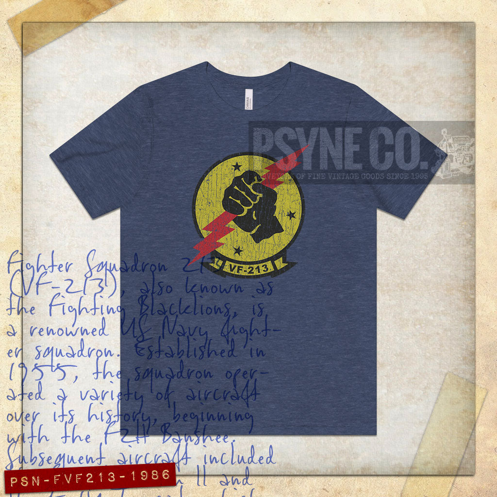 Fighter Squadron VF-213 1986 Vintage Men's T-Shirt
