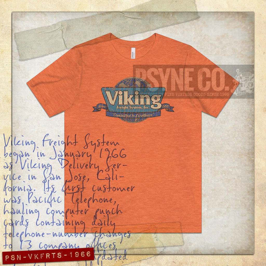 Viking Freight System 1966 Vintage Men's T-Shirt