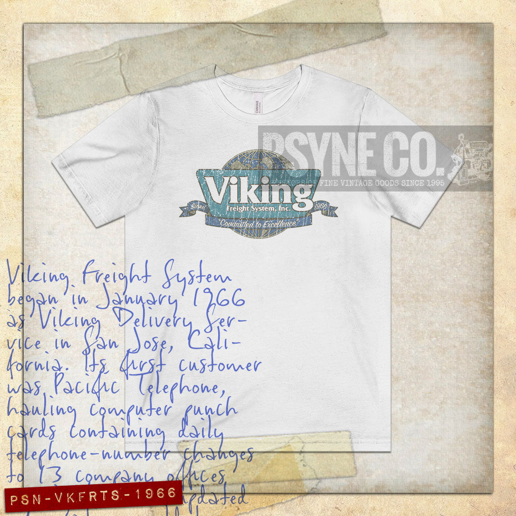 Viking Freight System 1966 Vintage Men's T-Shirt
