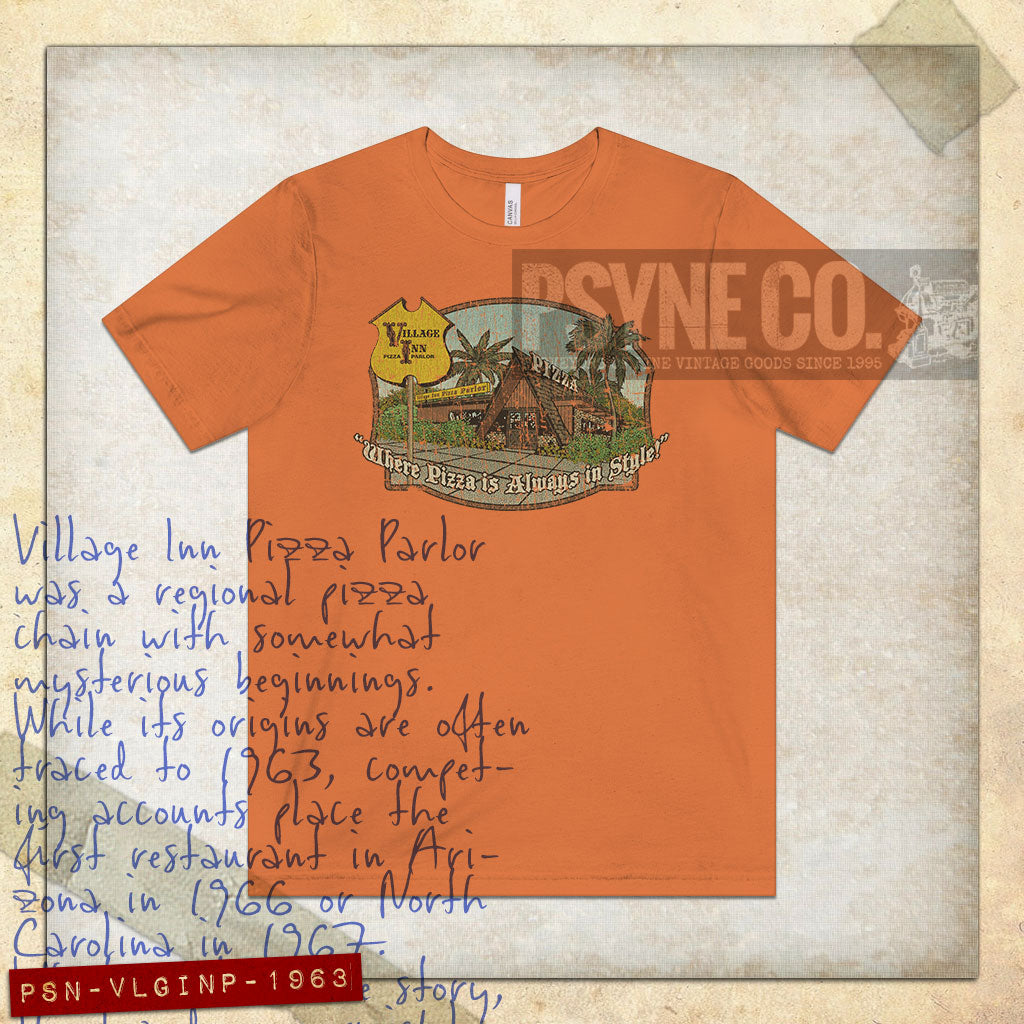 Village Inn Pizza Parlor 1963 Vintage Men's T-Shirt