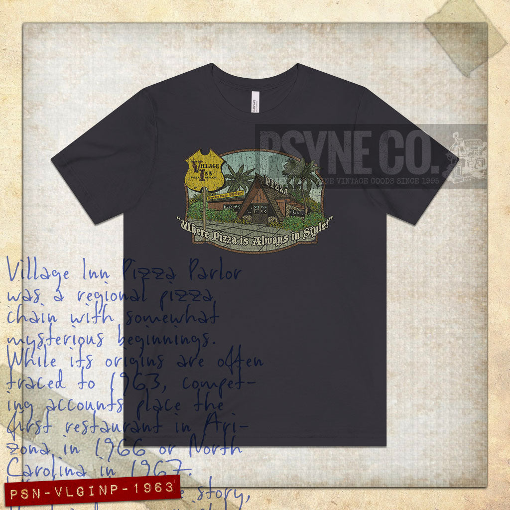 Village Inn Pizza Parlor 1963 Vintage Men's T-Shirt
