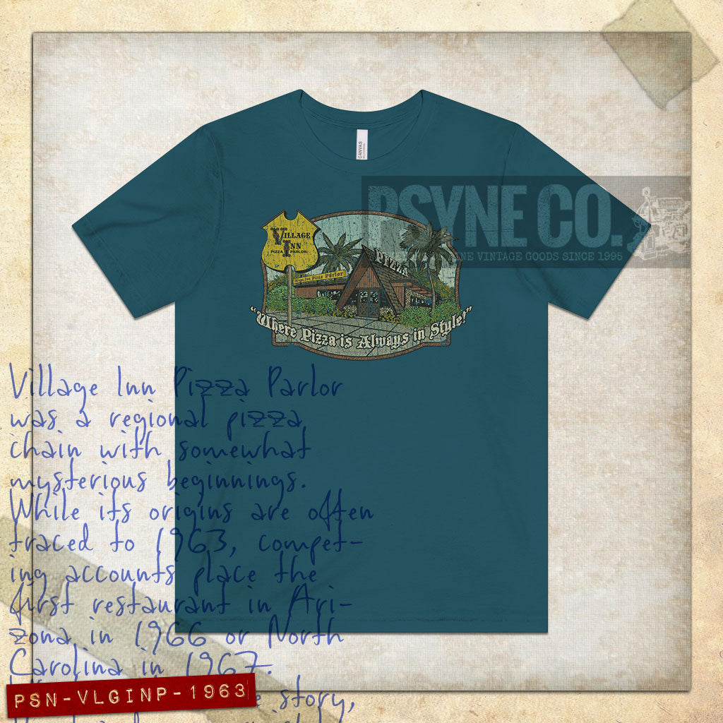 Village Inn Pizza Parlor 1963 Vintage Men's T-Shirt