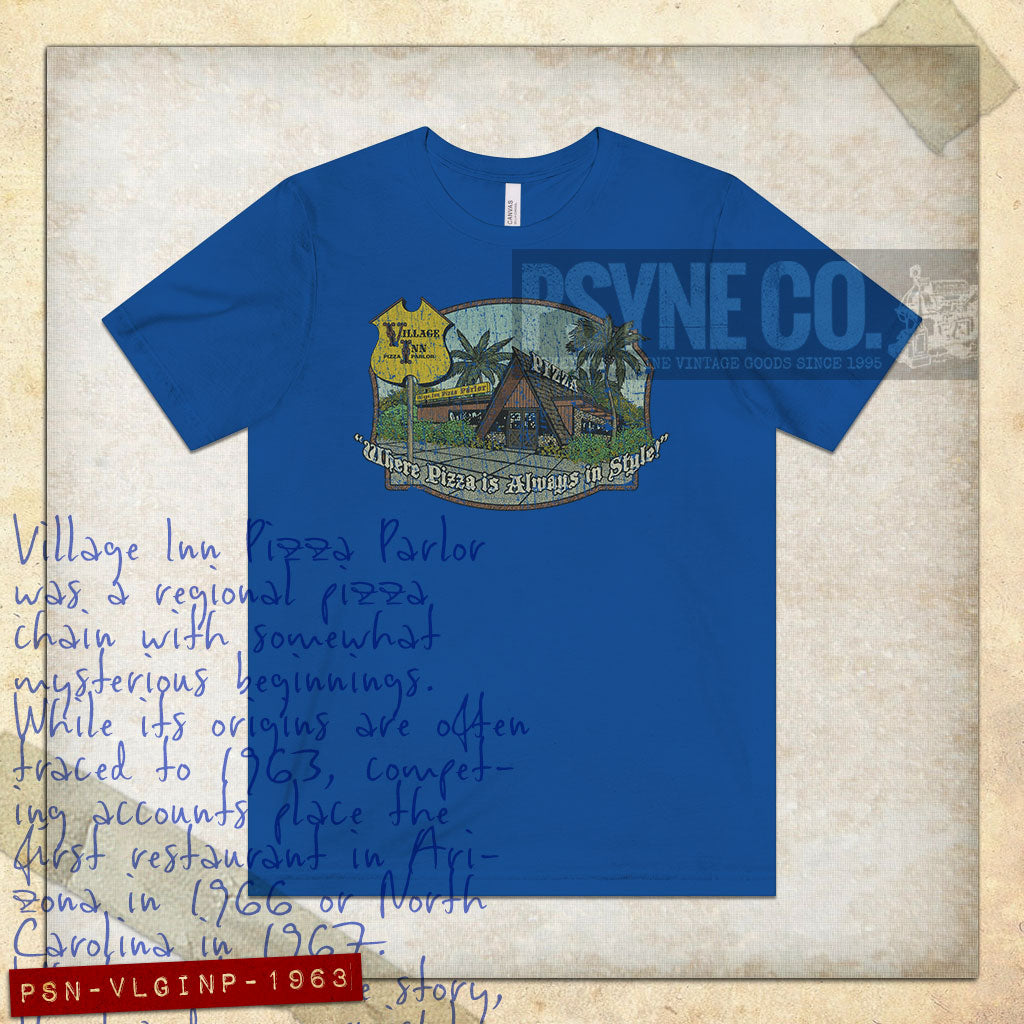 Village Inn Pizza Parlor 1963 Vintage Men's T-Shirt