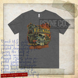 Vietnam Land of the Hellfighters 1965 Vintage Men's T-Shirt