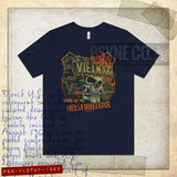 Vietnam Land of the Hellfighters 1965 Vintage Men's T-Shirt