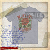 Valley Rose Flour 1897 Vintage Men’s T-Shirt