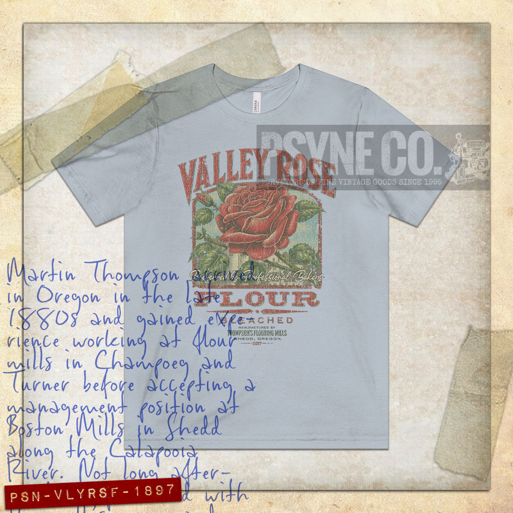 Valley Rose Flour 1897 Vintage Men’s T-Shirt