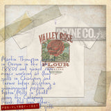 Valley Rose Flour 1897 Vintage Men’s T-Shirt