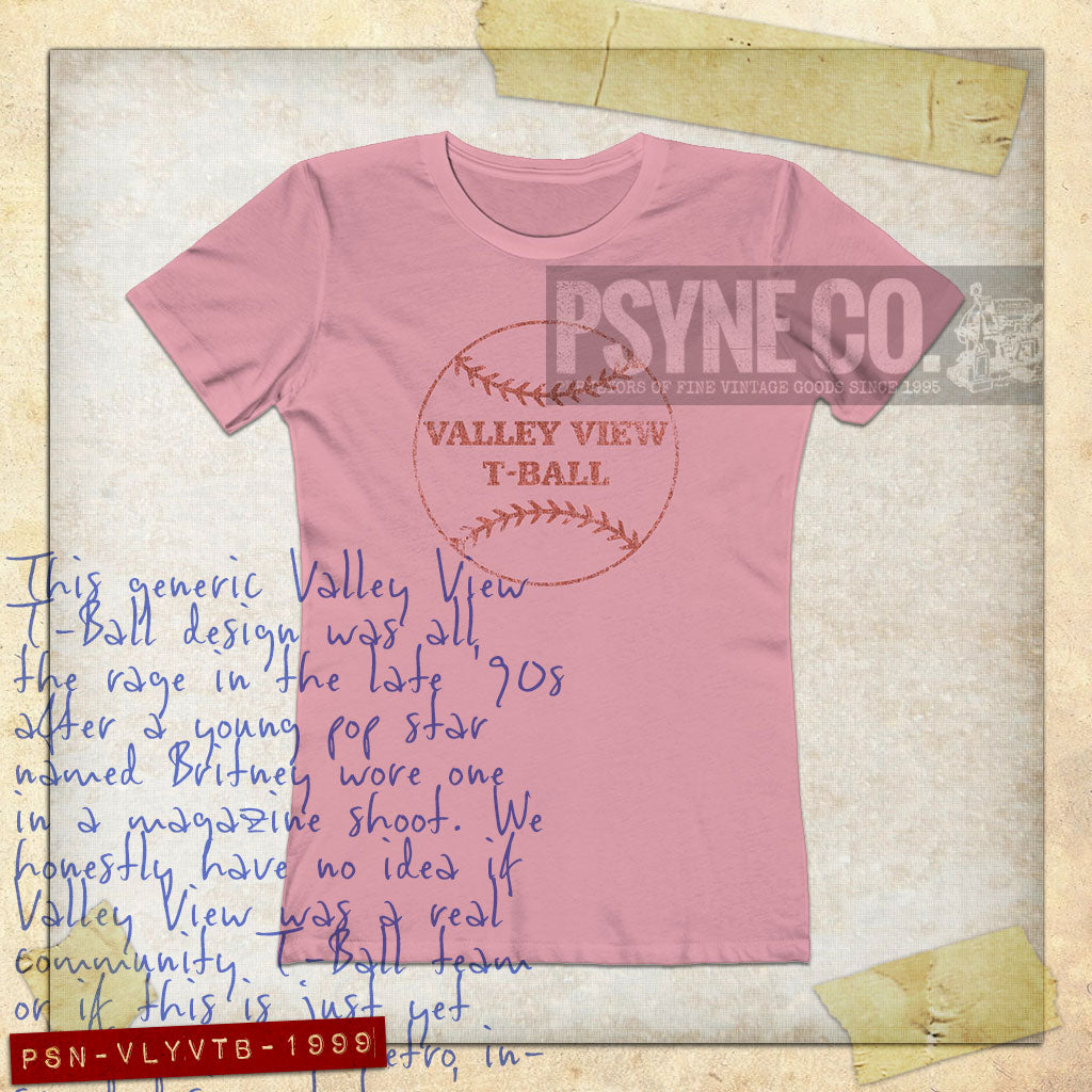 Valley View T-Ball 1999 Vintage Women's T-Shirt