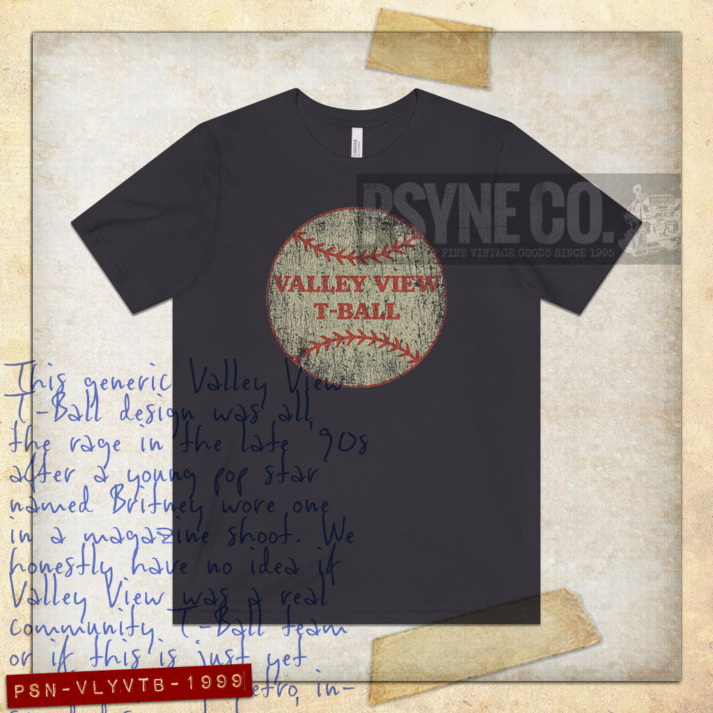 Valley View T-Ball 1999 Vintage Men's T-Shirt