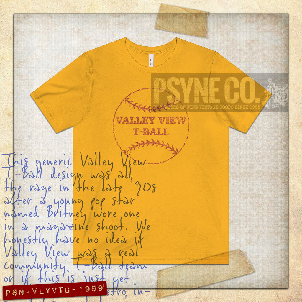 Valley View T-Ball 1999 Vintage Men's T-Shirt