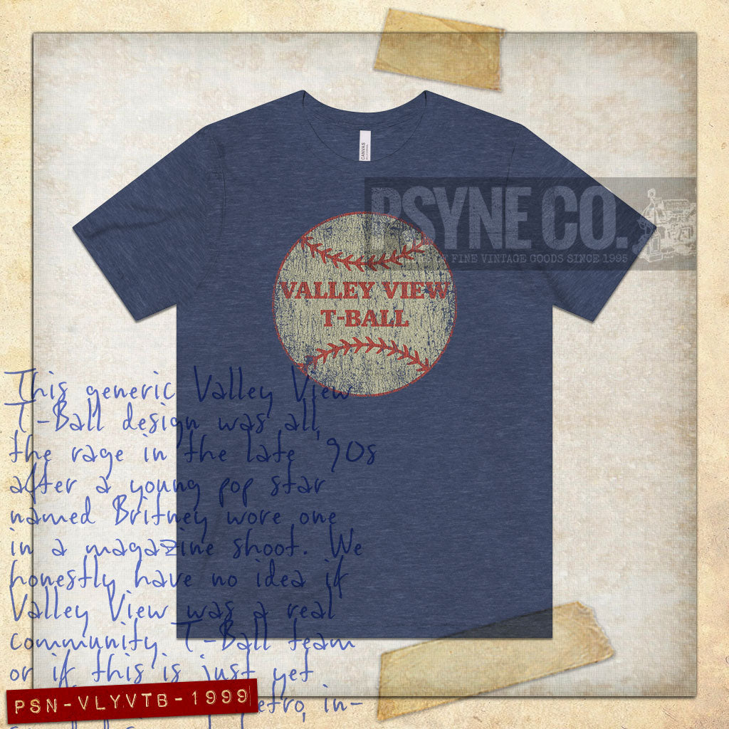 Valley View T-Ball 1999 Vintage Men's T-Shirt