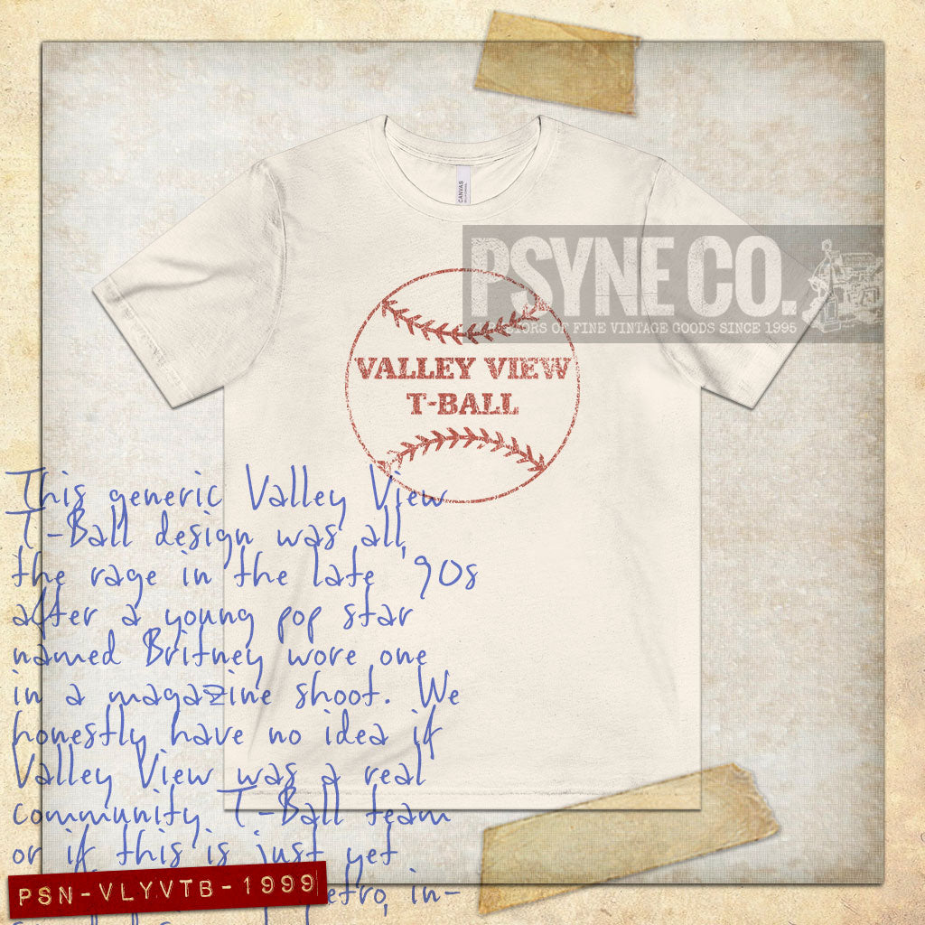 Valley View T-Ball 1999 Vintage Men's T-Shirt