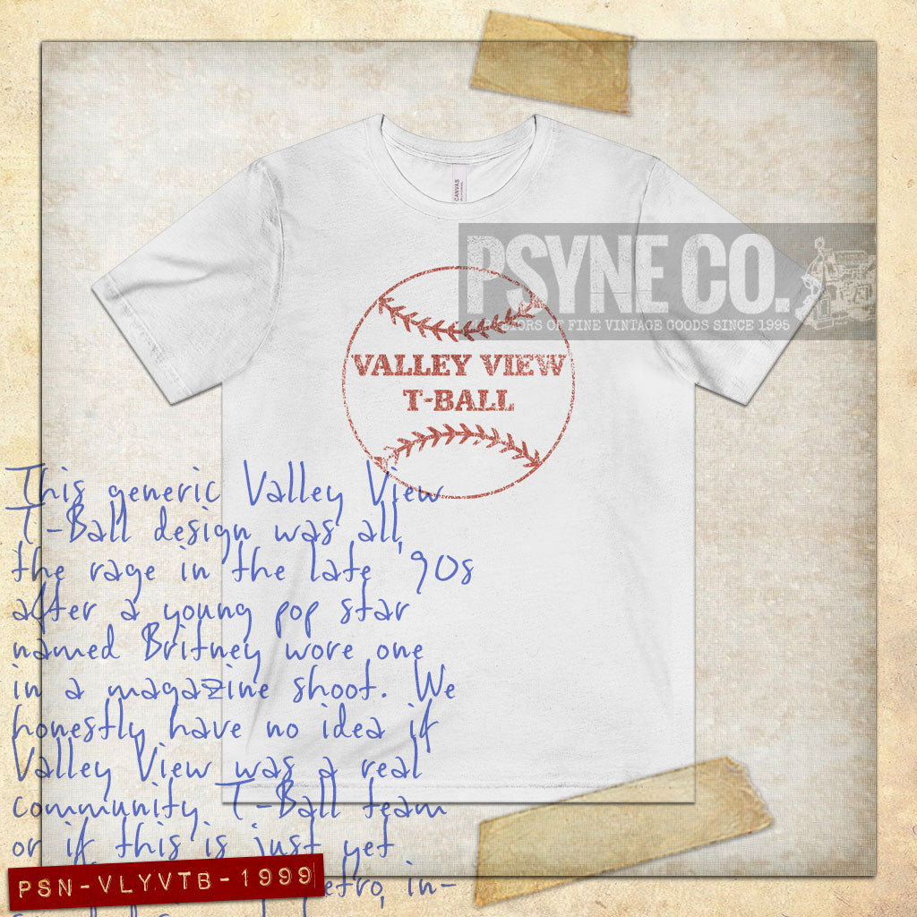 Valley View T-Ball 1999 Vintage Men's T-Shirt