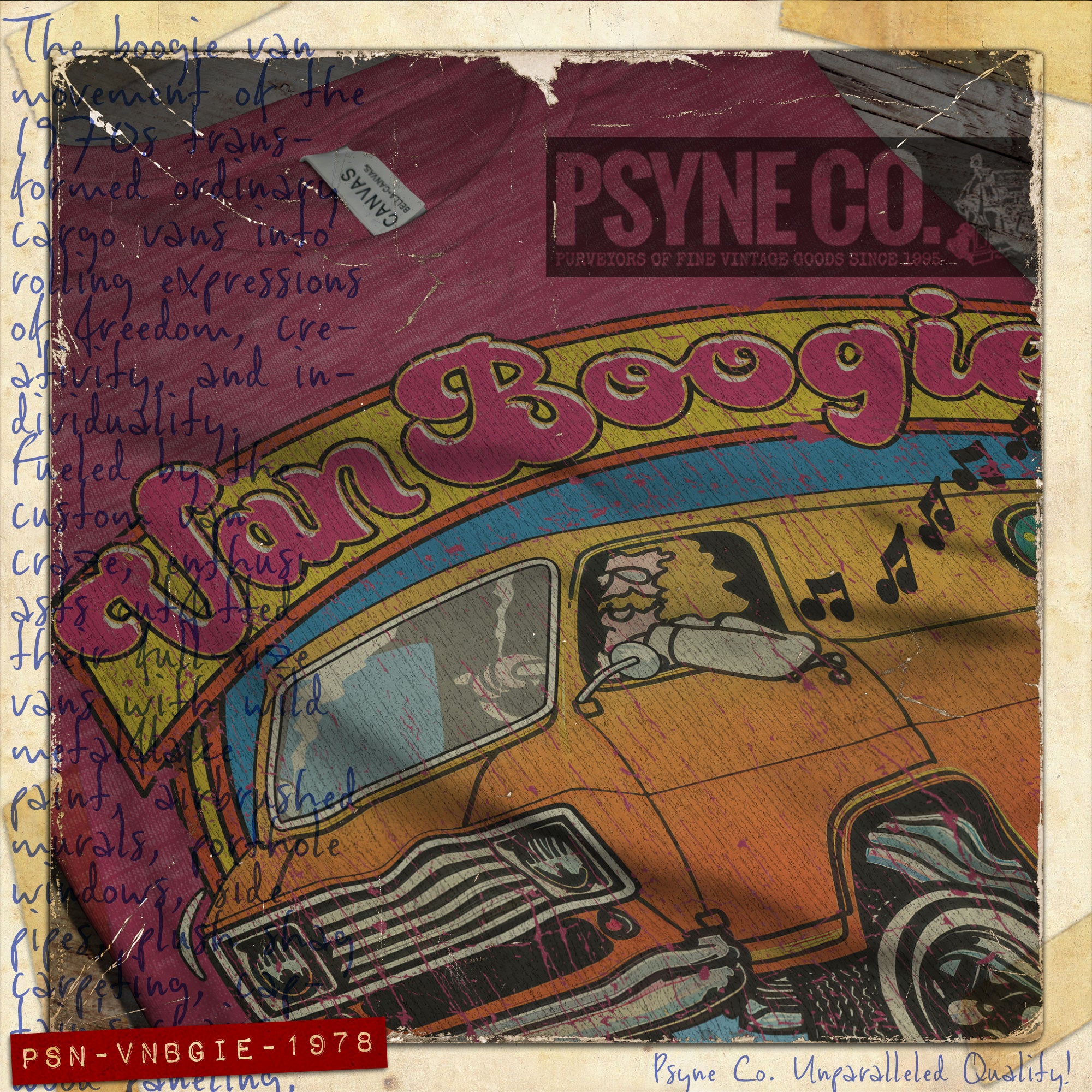Van Boogie 1978 Vintage Men's T-Shirt