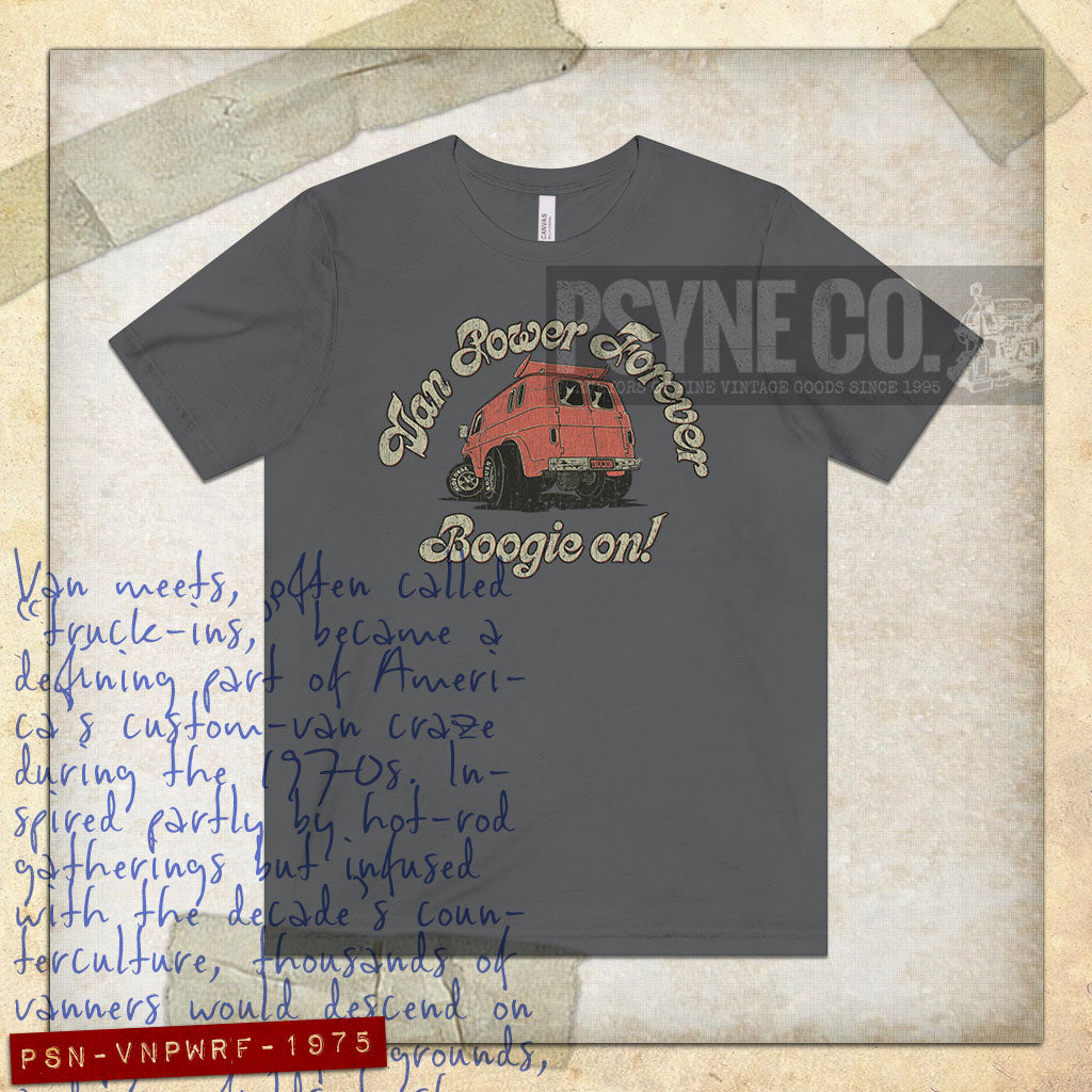 Van Power Forever 1975 Vintage Men's T-Shirt
