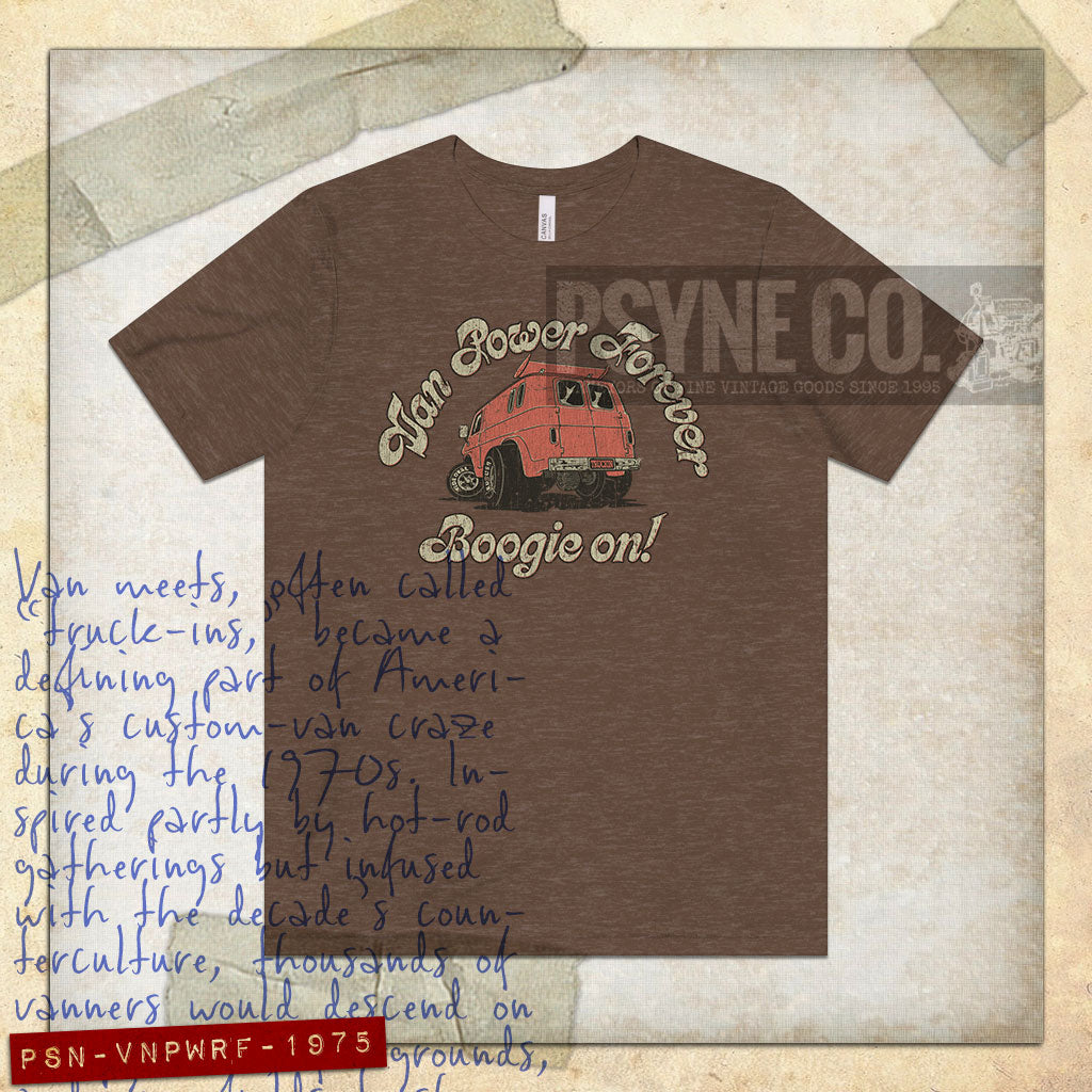 Van Power Forever 1975 Vintage Men's T-Shirt