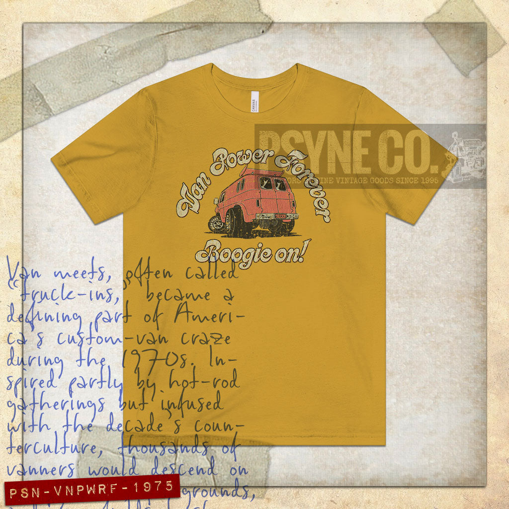 Van Power Forever 1975 Vintage Men's T-Shirt