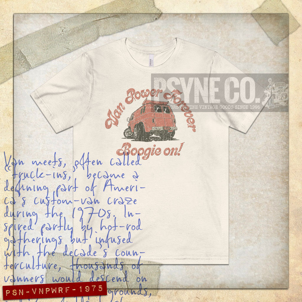 Van Power Forever 1975 Vintage Men's T-Shirt