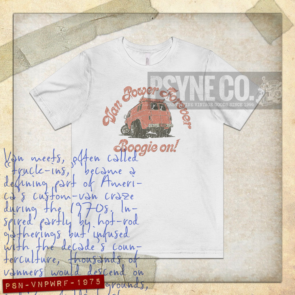 Van Power Forever 1975 Vintage Men's T-Shirt