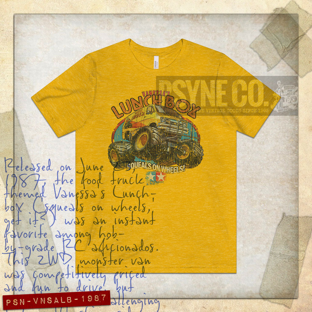Vanessa's Lunchbox 1987 Vintage Men's T-Shirt
