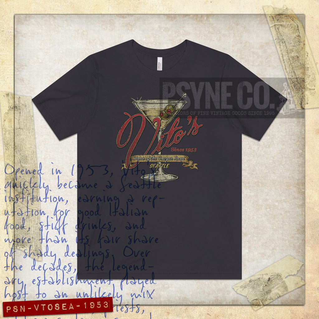 Vito's Seattle 1953 Vintage Men's T-Shirt