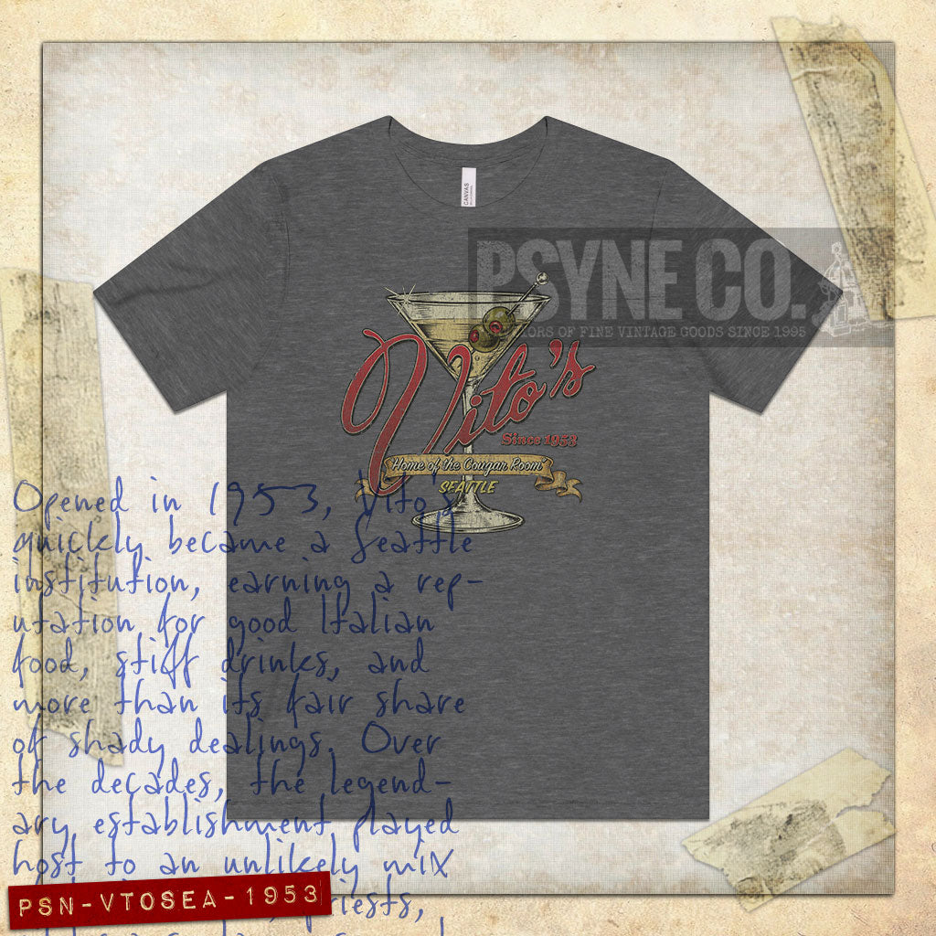 Vito's Seattle 1953 Vintage Men's T-Shirt