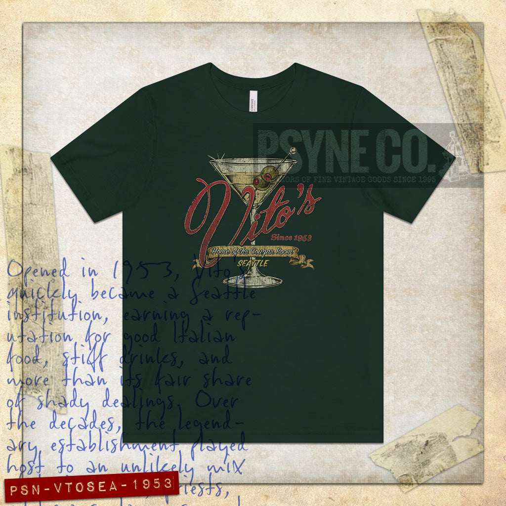 Vito's Seattle 1953 Vintage Men's T-Shirt