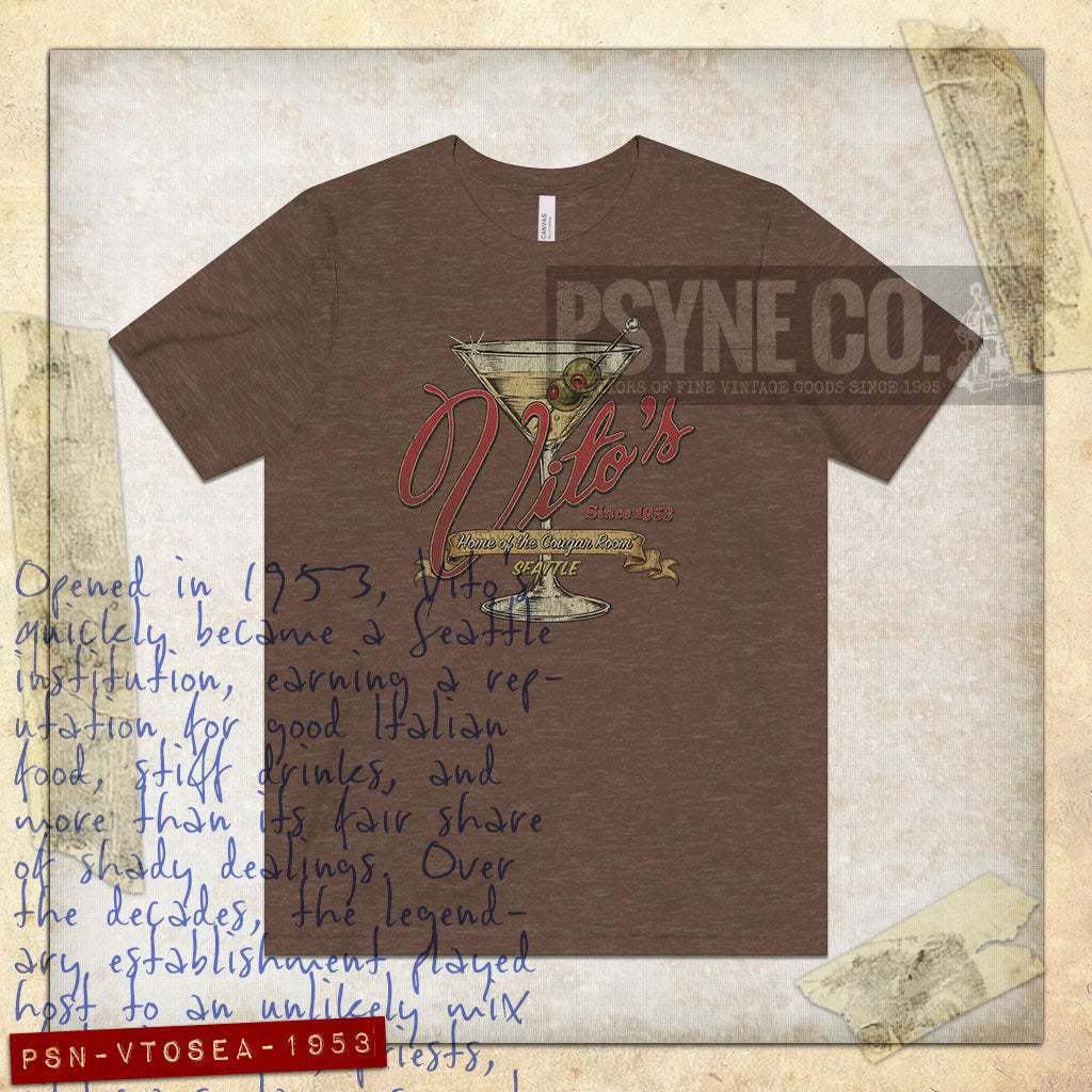 Vito's Seattle 1953 Vintage Men's T-Shirt