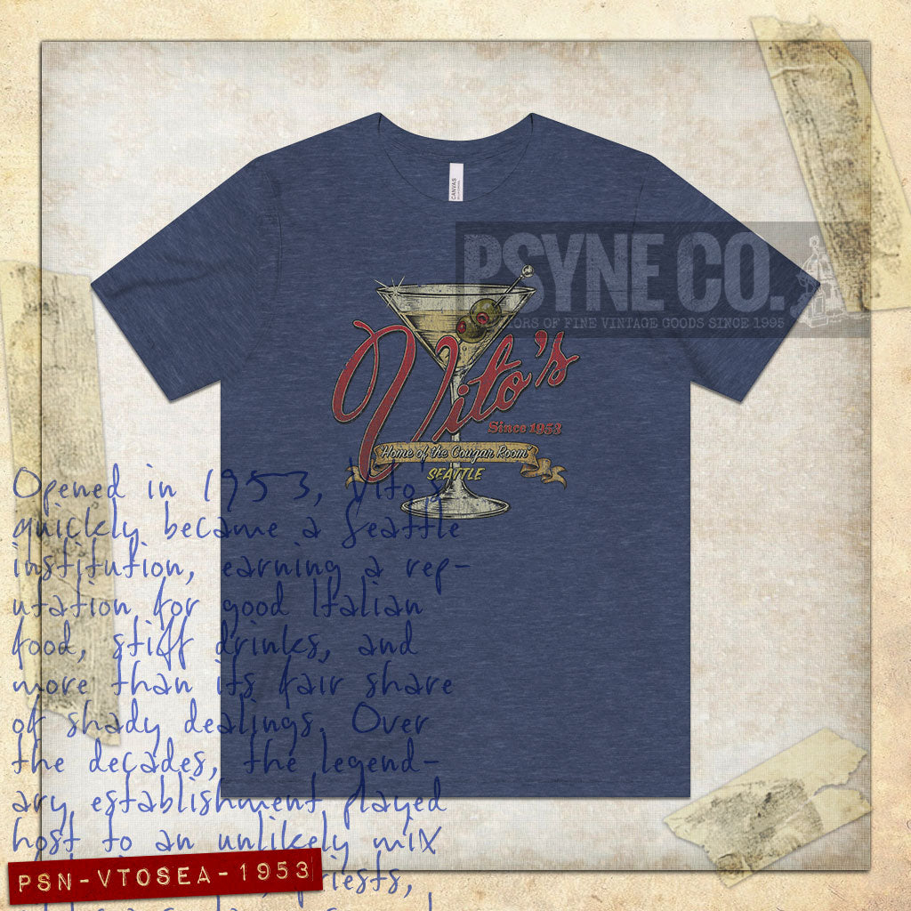 Vito's Seattle 1953 Vintage Men's T-Shirt