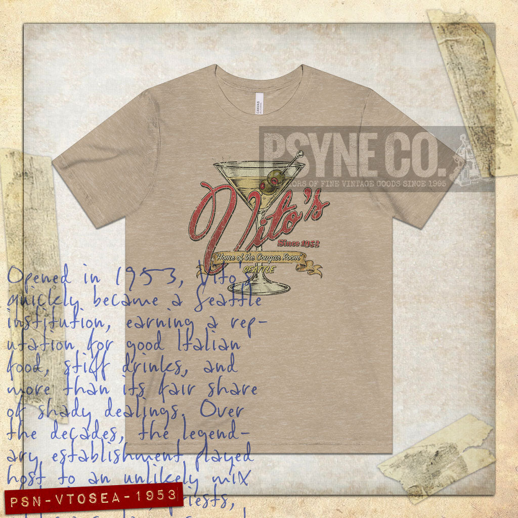 Vito's Seattle 1953 Vintage Men's T-Shirt