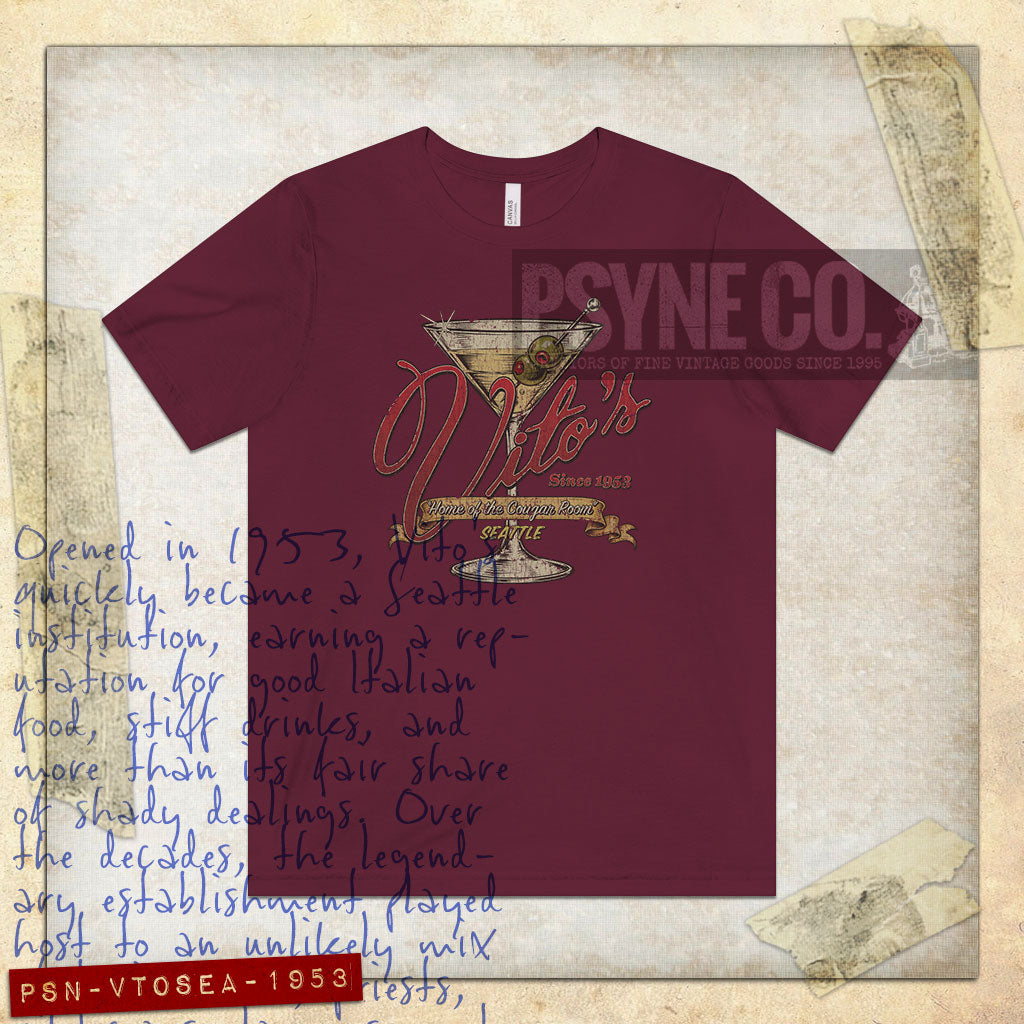 Vito's Seattle 1953 Vintage Men's T-Shirt