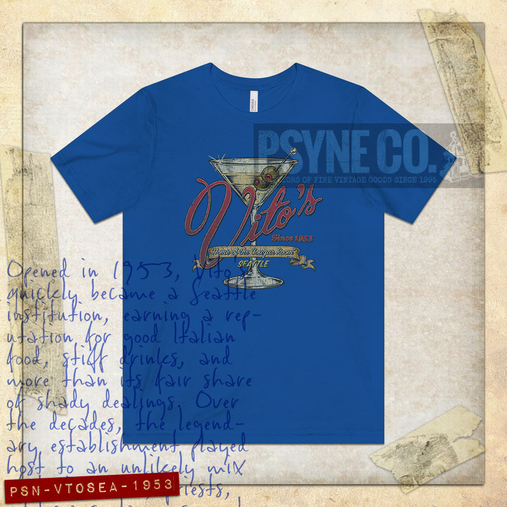 Vito's Seattle 1953 Vintage Men's T-Shirt