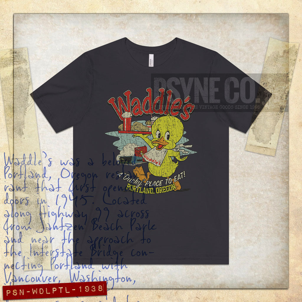 Waddle's Portland 1938 Vintage Men's T-Shirt