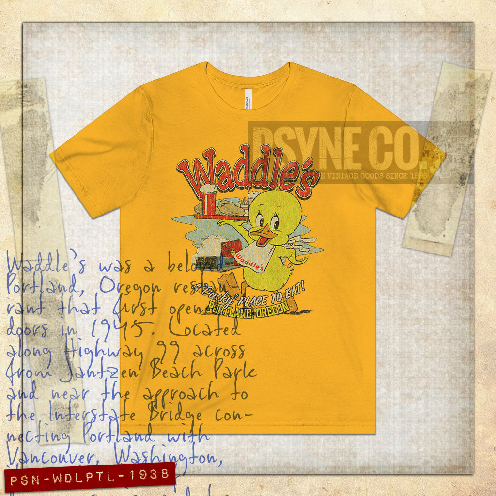 Waddle's Portland 1938 Vintage Men's T-Shirt