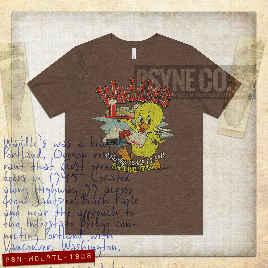 Waddle's Portland 1938 Vintage Men's T-Shirt