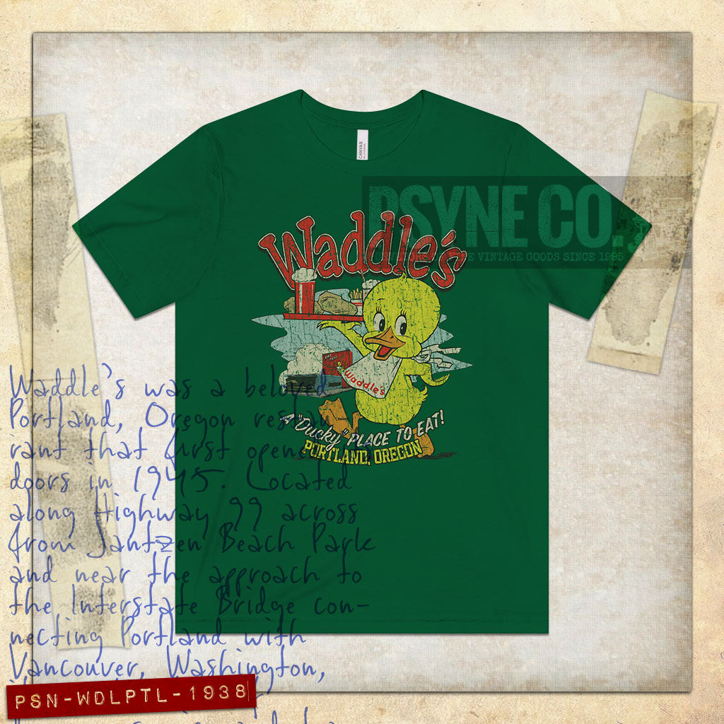 Waddle's Portland 1938 Vintage Men's T-Shirt