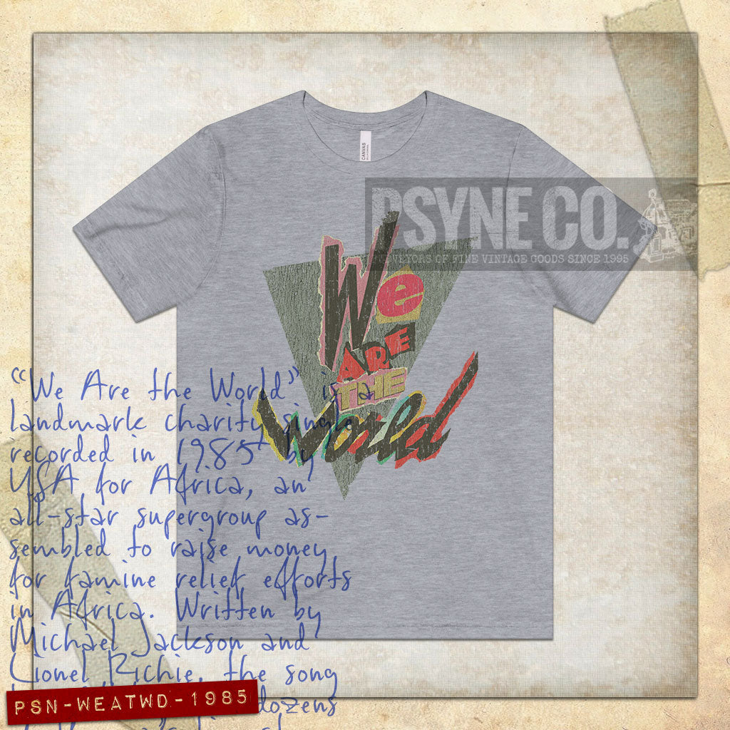 We Are the World 1985 Vintage Men's T-Shirt