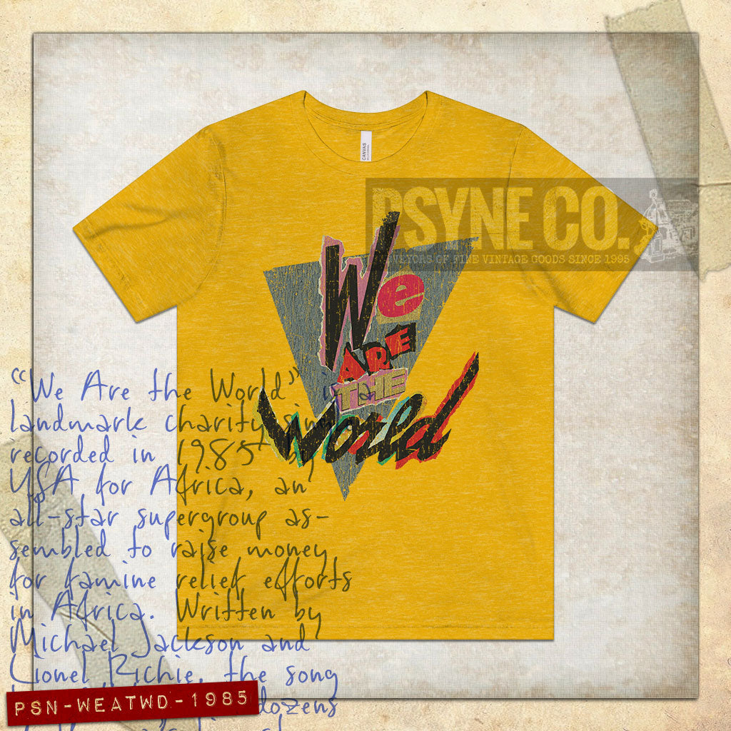 We Are the World 1985 Vintage Men's T-Shirt